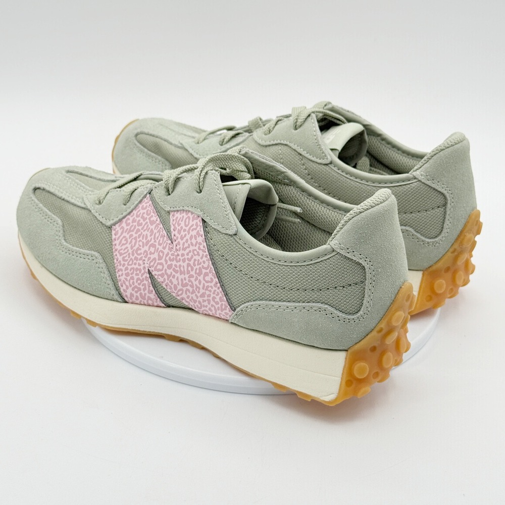 New Balance 327 Lifestyle Sneakers Size 5.5 Kids Pink Green GS327WT, NEW - Picture 5 of 10